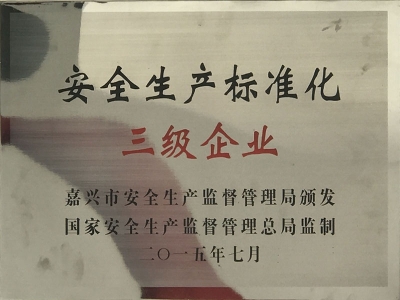 2015安全生產標準化三級企業
