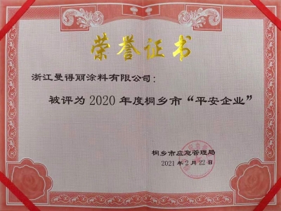 2021-2-22桐鄉市平安企業